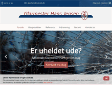 Tablet Screenshot of glas-hans.dk